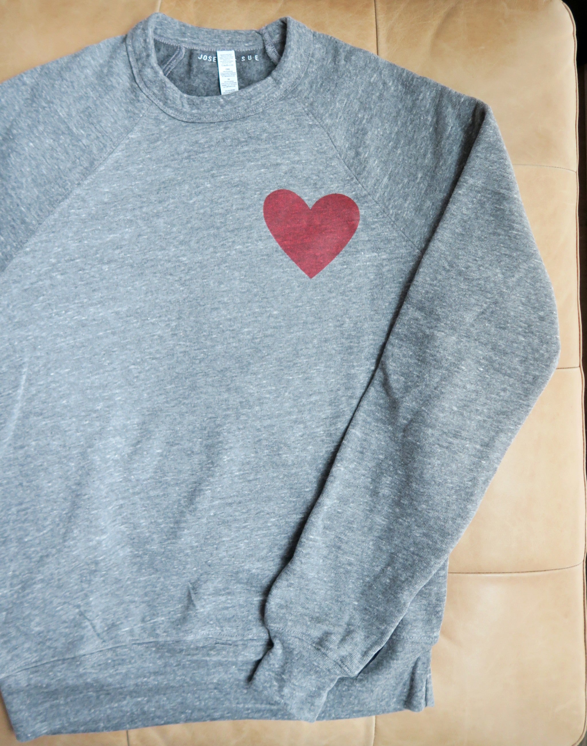 I have hot sale heart sweatshirt